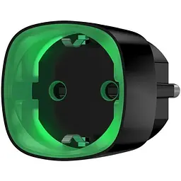 Радіокерована розумна розетка Ajax Socket black з лічильником енергоспоживання