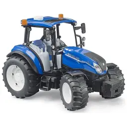 Масштабна модель автомобіля Bruder трактор New Holland T5.120 (02184) - мініатюра 2