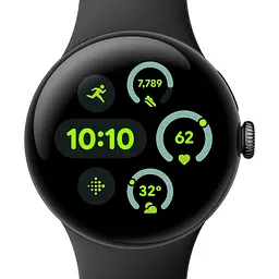 Смарт-годинник Google Pixel Watch 3, 41 мм Matte Black/Obsidian Band [115658] - мініатюра 2