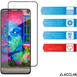 Скло захисне ACCLAB Full Glue Xiaomi PocoF5 Pro Black (1283126589959) - мініатюра 5