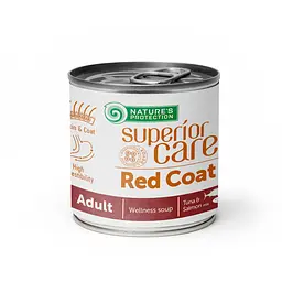 Суп для собак з рудим окрасом шерсті NP Superior Care Red Coat All Breeds Adult Salmon and Tuna з лососем