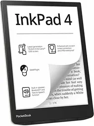 Електронна книга PocketBook 743G InkPad 4 Stundust Silver (PB743G-U-CIS) - мініатюра 2