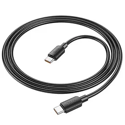 Дата кабель Hoco X96 Hyper Type-C to Type-C 100W (1m) Black - мініатюра 4