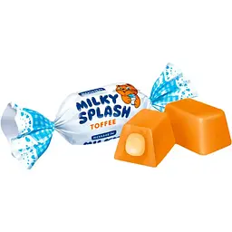 Цукерки ірис Roshen Milky Splash з молочною начинкою 1 кг - мініатюра 3