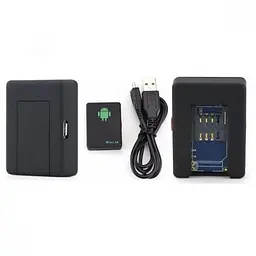 GSM трекер Tracker Mini A8 з прослуховуванням для дому / автомобіля ∙ Маячок - трекінг для відстеження дітей, собак - мініатюра 3