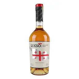 Грузинський бренді Lekso 3 роки витримки 40% 0.5 л