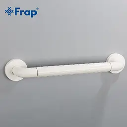 Поручень настінний Frap F8101 нержавіюча сталь/пластик, 400 мм, Нержавіюча сталь - мініатюра 4