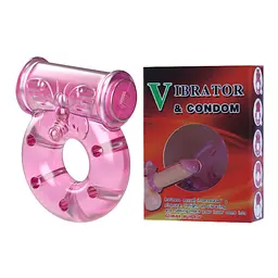 Ерекційне кільце Vibro Ring рожеве