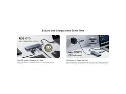 USB-хаб CUDY UH500 Grey - мініатюра 7