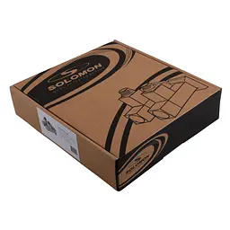 Набір кран напівоборотний кутовий з американкою Solomon Lux 1/2″ Cube White 8888 (2шт.) 000021914 - мініатюра 9
