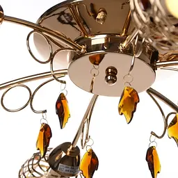 Люстра стельова Brille флористика E14 60W G (LK-159S/6) - мініатюра 3