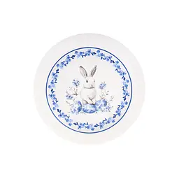 Блюдо Alba ceramic Blue Rabbit 23 см (769-101)