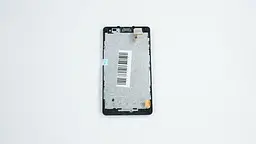 Дисплей для смартфона (телефону) Microsoft Lumia 435 (Nokia), black (У зборі з тачскріном) (без рамки) - мініатюра 2