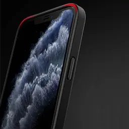 TPU+PC чохол Metal Buttons для Apple iPhone 12 Pro / 12 6.1" Чорний, TPU+PC - мініатюра 4