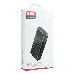 Портативний акумулятор XO PB302 20000 mAh чорний - мініатюра 3