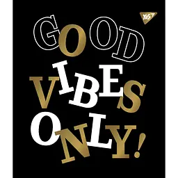 Набір зошитів Yes Good vibes Pantone Gold А5 в клітинку 96 аркушів 5 шт. (766903) - мініатюра 4