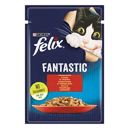 Набір вологого корму для котів у желе Felix Fantastic Мікс 1.02 кг (85 г x 12 шт.) - мініатюра 5