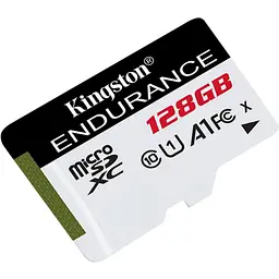 Карта пам'яті Kingston 128GB microSDXC class 10 UHS-I U1 A1 High Endurance (SDCE/128GB) - мініатюра 2