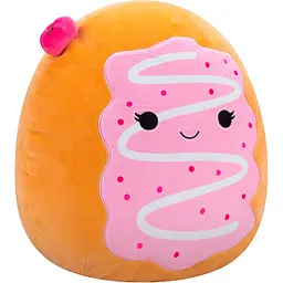 М'яка іграшка Squishmallows Вишневий Пончик Перл 36 см бежевий з рожевим (SQCR06742) - мініатюра 2