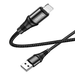 USB Cable Hoco X50 Excellent Lightning Black 1m - мініатюра 4