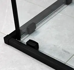 Душова кабіна Dusel DSL194B Black Matt 1000x1000x1900, Чорний матовий, Універсальна, прозрачний, Чорний матовий, 100x100 - мініатюра 7