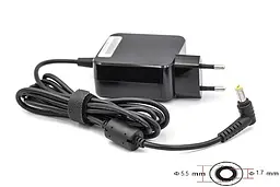 Блок живлення для ноутбуків PowerPlant ACER 220V, 19V 40W 2.15A (5.5 x 1.7) wall mount (WM-AC40F5517)