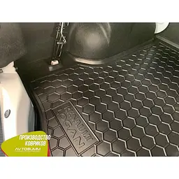 Автомобільний килимок у багажник Renault Logan 2013- Sedan / Гумо - пластик - мініатюра 4