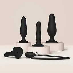 Надувний фалоімітатор Strap-On-Me INFLATABLE DILDO Plug - NOIR - мініатюра 4