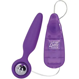 Анальна пробка CalExotics Booty Call Booty Glider 9,5 см (фіолетовий)