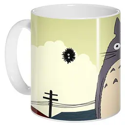Кухоль GeekLand Мій сусід Тоторо My Neighbor Totoro мінімалізм NT.02.023 330 мл білий - мініатюра 2