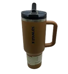 Термос термочашка Stanley Quencher ProTour Flip Straw Tumbler з нержавіючої сталі Caramel Brown 1,18 л KT7001976 - мініатюра 6