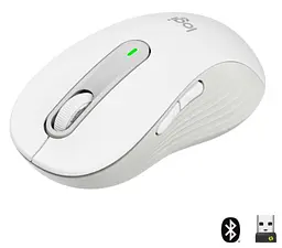 Миша Logitech Signature M650 L Wireless Off-White (910-006238) (6794327) - мініатюра 6