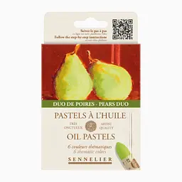 Набір олійної пастелі Sennelier Pears duo, 6 кольорів, картон