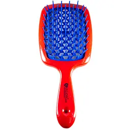 Щітка для волосся Salon Professional продувна 20 см SP0099 SL, Червона з синім
