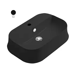 Умивальник Simas Sharp 60x42 см Black matt Чорний матовий SH09NM