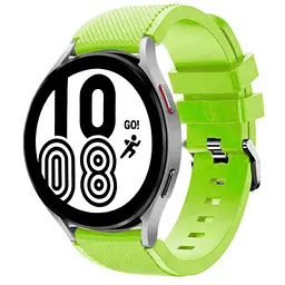 Ремінець для Samsung Galaxy Watch 5 40mm - зелений ширина кріплення 20мм силікон Watchbands Gear (W44-9WB89177821) - мініатюра 2
