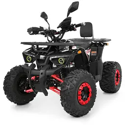 Квадроцикл 1450W безщітковий 5×12V20Ah MP3 SD Bluetooth чорно-червоний (HB-EATV1450H-2-3(MP3))