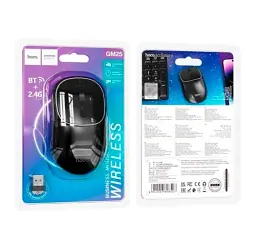 Бездротова миша Hoco GM25 Royal Dual-Mode Business Wireless Mouse Black - мініатюра 2