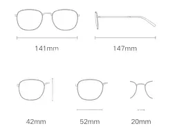 Окуляри для комп'ютера Mijia Anti-Blue Light Glasses (HMJ06LM) - мініатюра 4