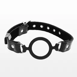 Кляп Taboom Open Ring Gag 58 см чорний - мініатюра 3