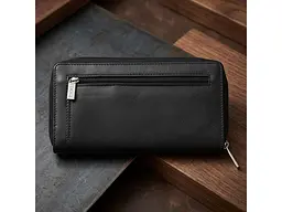 Жіночий гаманець натуральна шкіра Cortina 5061 nero Чорний 10,5x19,5 см TONY PEROTTI acs0032516 - мініатюра 8