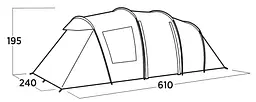 Намет шестимісний Easy Camp Leka Twin 6 (120492) - мініатюра 6