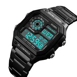 Годинник наручний 1335BK Black. Skmei acs0030806 - мініатюра 3
