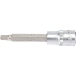 Головка торцева Yato квадрат 1/2" HEX M7 L= 100 мм подовжена (YT-04393) - мініатюра 2