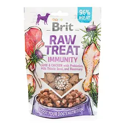 Ласощі для собак Brit Raw Treat freeze-dried Immunity для імунітету, ягня та курка, 40 г - мініатюра 5