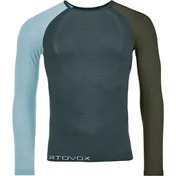 Термокофта Ortovox 120 Comp Light Long Sleeve M XL Синій/Сірий (1054-025.001.1168)