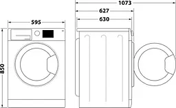 Пральна машина Whirlpool FFB 9448 BV UA - мініатюра 4