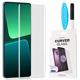 Захисне скло DK для Xiaomi 13 Pro UV Curved 014478 clear 2 шт. - мініатюра 3