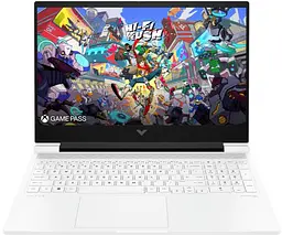 Ноутбук HP Victus 16-r1018ua 16.1' FHD IPS AG, Intel i7-14650HX, 32GB, F1024GB, NVD4060-8, DOS, білий (B23BJEA)