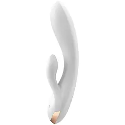 Смарт вібратор-кролик із подвійним відростком Satisfyer Double Flex